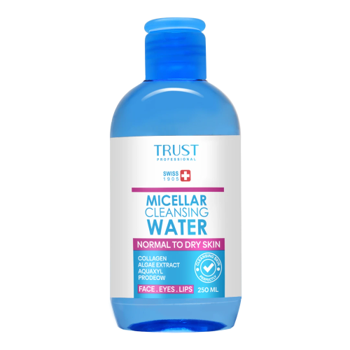 محلول میسلارواتر تراست، پاک کننده آرایش (پوست خشک و حساس) (۲۵۰ میل)